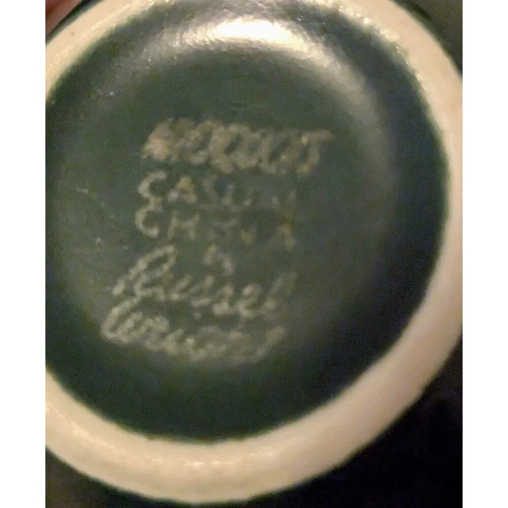Vintage Russel Wright Iroquois Casual China Forest Green 3-Piece Set - Creamer,